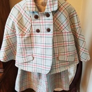 Janie and Jack dress and cape set